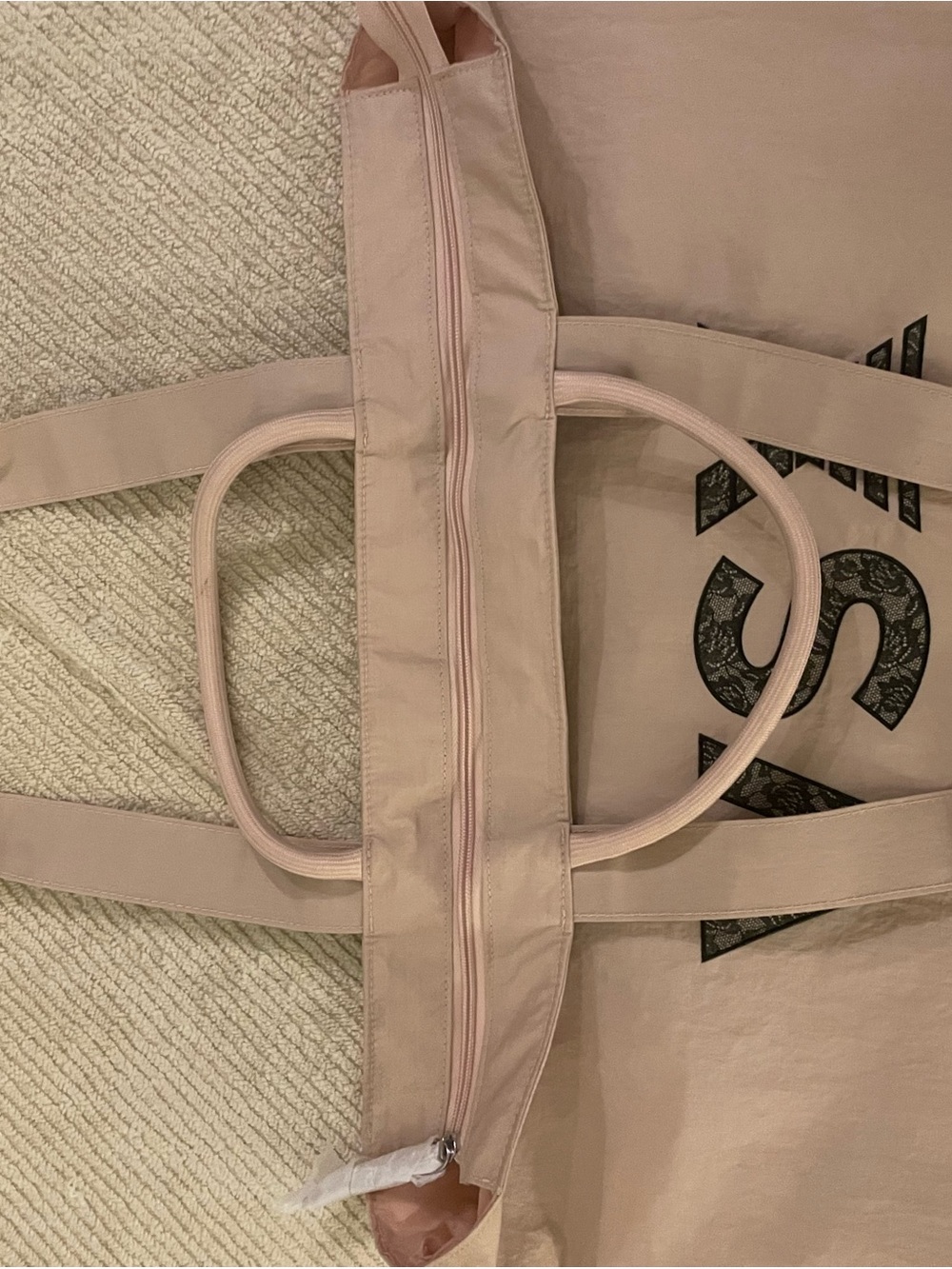Victoria's Secret Pale Blush Pink VSX Tote Bag - Picture 8 of 10